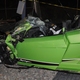 Image for article titled Suspected Drunk Driver Wedges A Lamborghini Gallardo Entirely Underneath A Construction Trailer